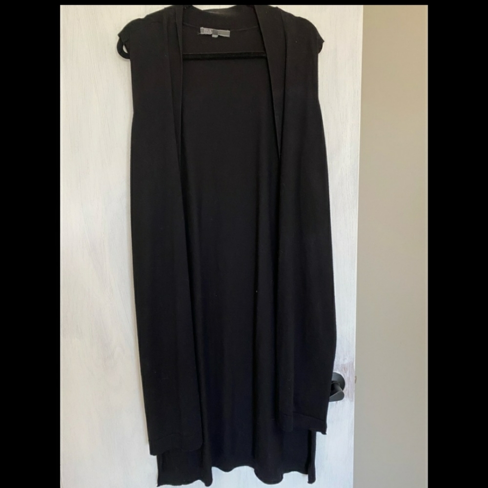 Long Sleeveless Cardigan